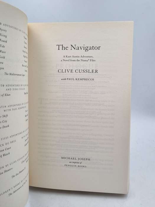 The Navigator - Clive Cussler and Paul Kemprecos | Large Format