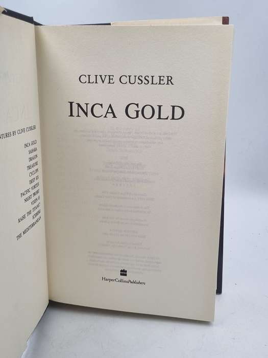 Inca Gold - Clive Cussler | Large Format Hardcover 1994 Edition