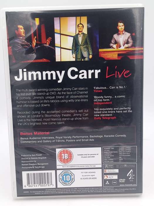 Jimmy Carr Live DVD