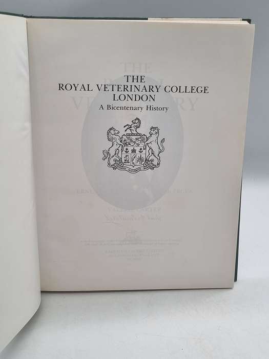 The Royal Veterinary College London: A Bicentenary History by Professor Ernest Cotchin