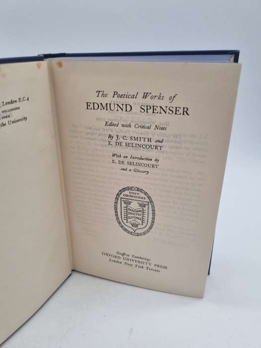 The Poetical Works of Edmund Spenser | Oxford University Press 1952