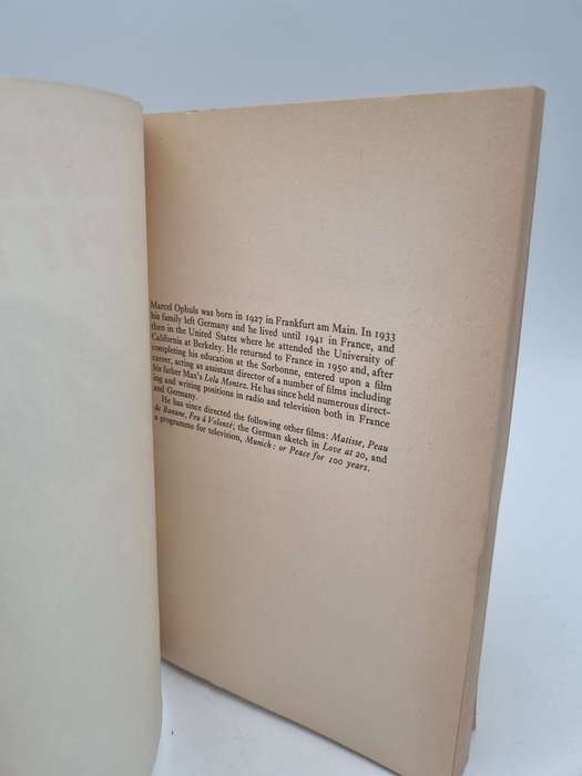 The Sorrow & The Pity Chronicle of a French City under the German Occupation - Marcel Ophuls