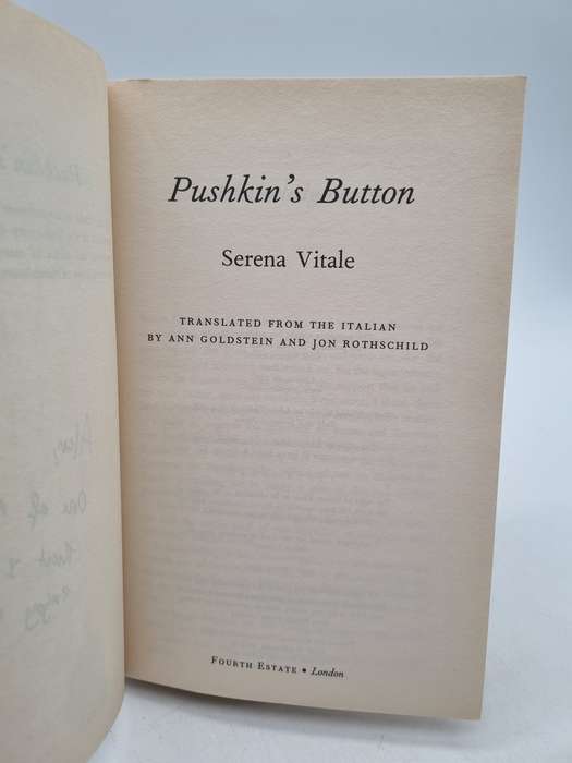 Pushkins Button by Serena Vitale