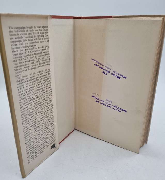 RSPCA - Valiant Crusade, The History Of The Royal Society - Rare First Edition by AW Moss