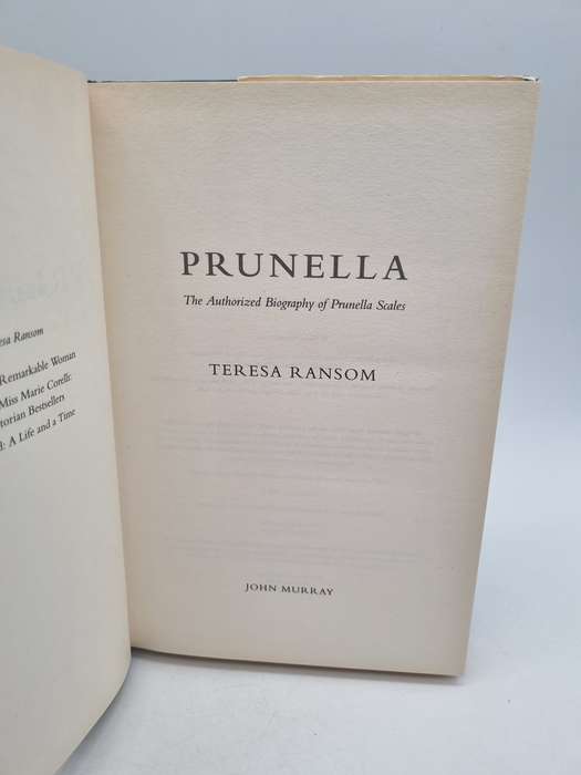 Prunella: The Authorised Biography of Prunella Scales by Teresa Ransom