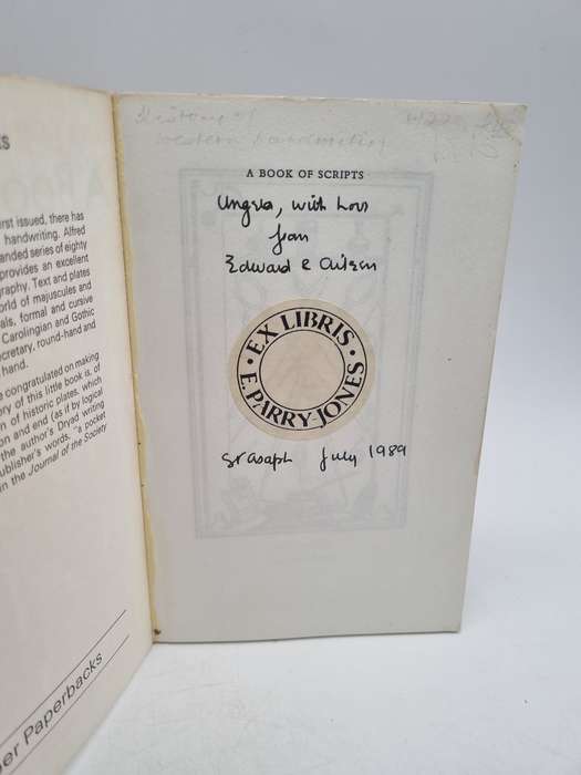 A Book of Scripts by Alfred Fairbank