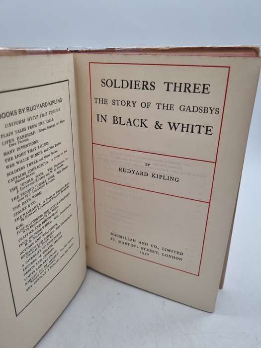 Soldiers Three and other stories - Rudyard Kipling