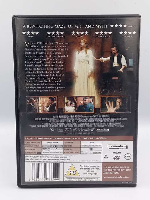The Illusionist DVD