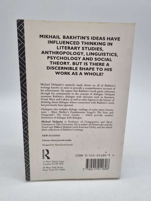 Dialogism: Bakhtin and His World - Michael Holquist