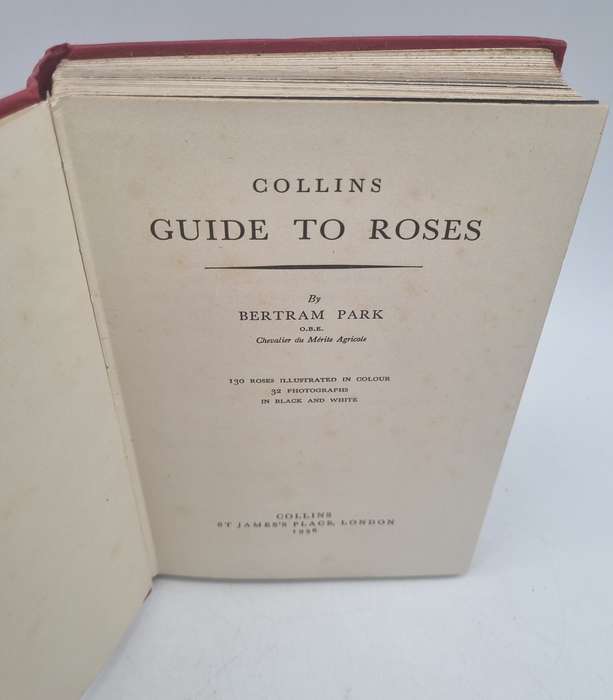 Collins Guide to Roses by Bertram Park -  Collins, 1956