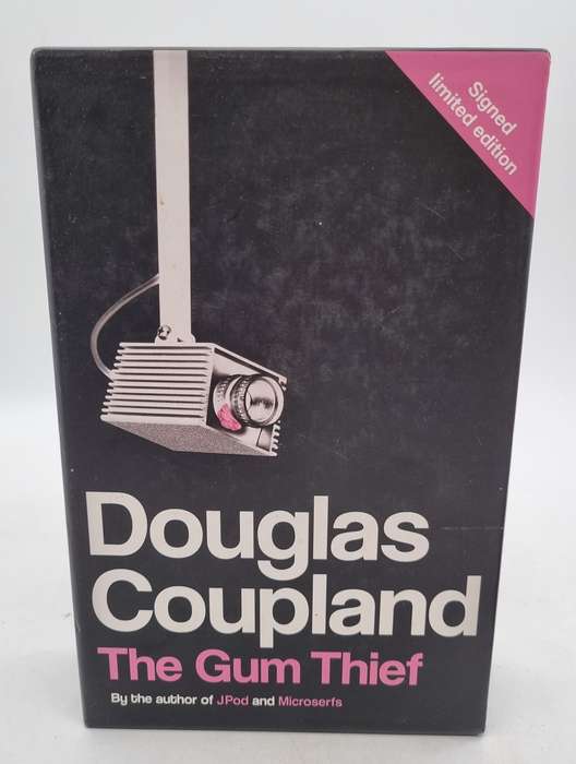The Gum Thief Signed Limited Edition by Douglas Coupland and & Glove Pond by Roger Thorpe Box Set