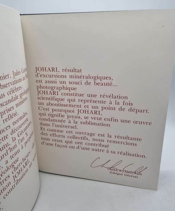 Johari - Minéraux du Shaba Méridonional ~ Gécamines Company