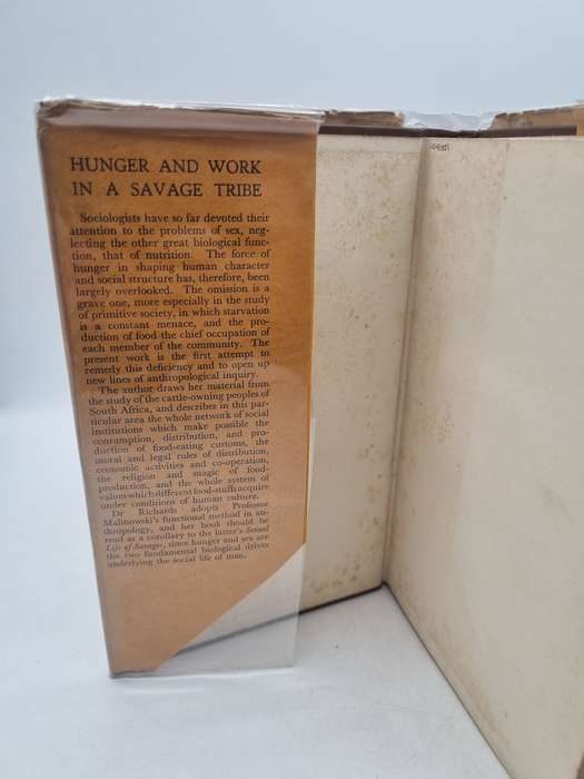 Hunger and Work in a Savage Tribe A Functional Study of Nutrition Among the Southern Bantu -Richards