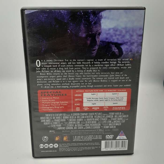 Die Hard 2 DVD- Bruce Willis