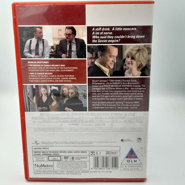 Charlie Wilson's War DVD - Tom Hanks, Julia Roberts