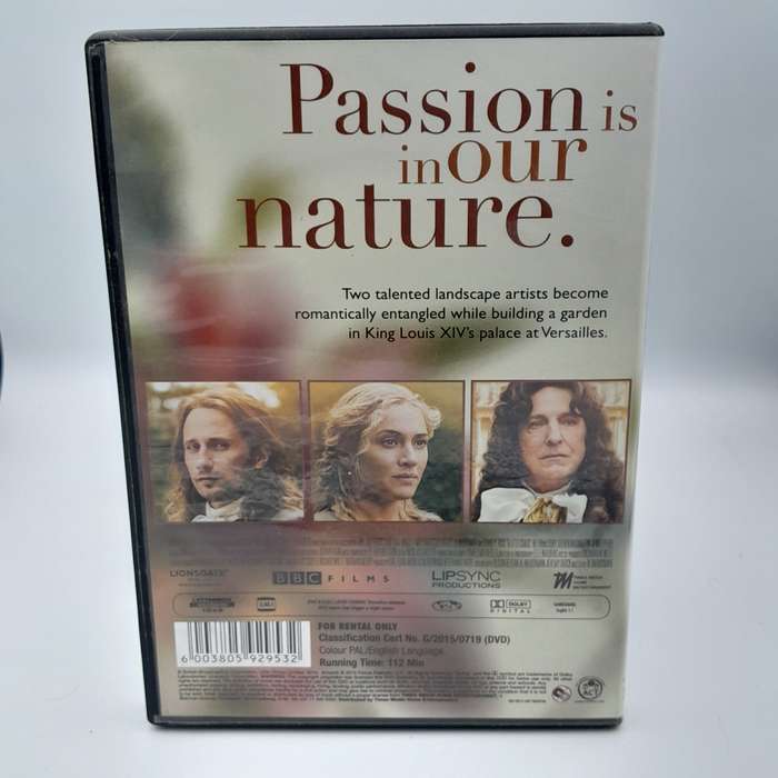 A Little Chaos DVD - Kate Winslet