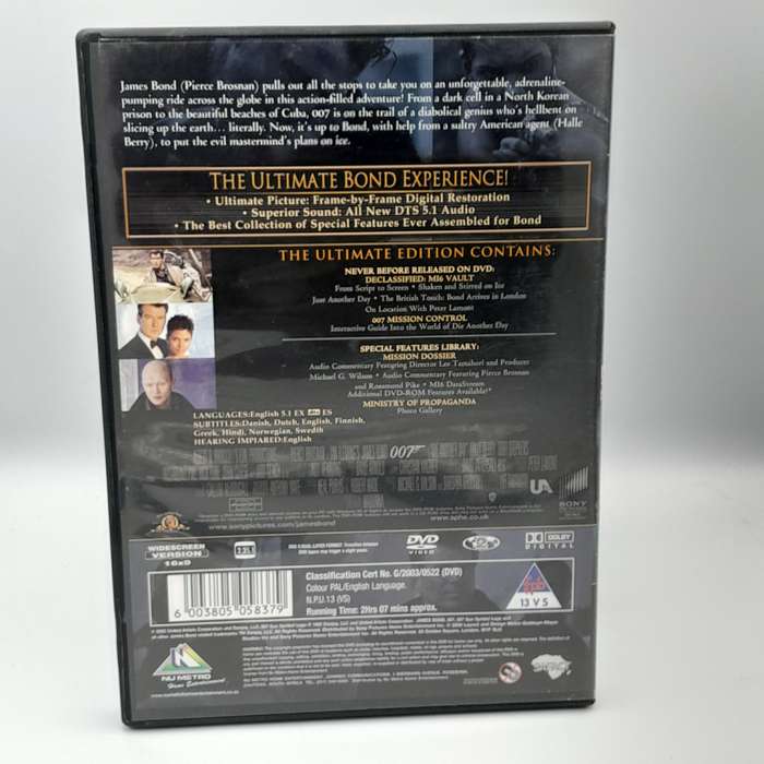 Die Another Day DVD - Pierce Brosnan