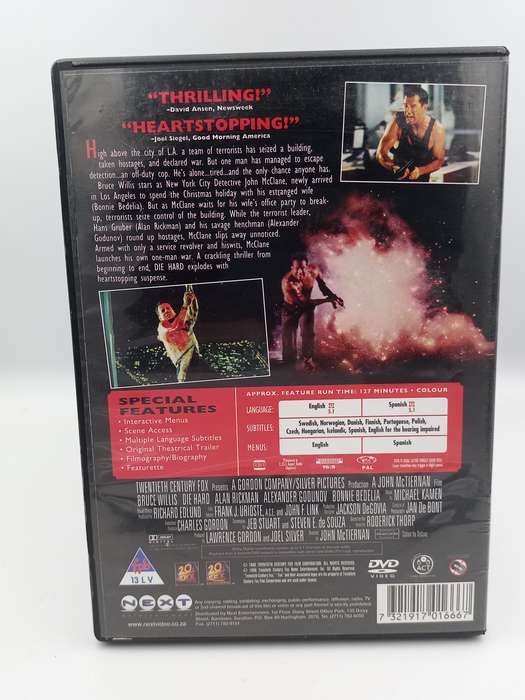 Die Hard DVD - Bruce Willis