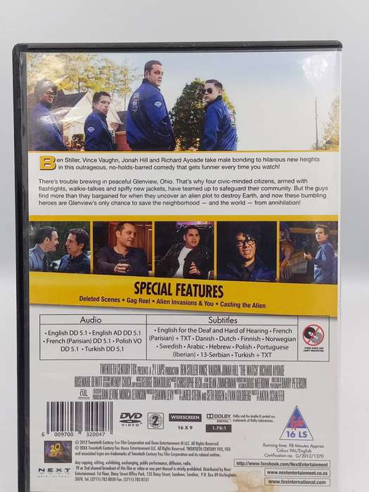 The Watch DVD - Ben Stiller