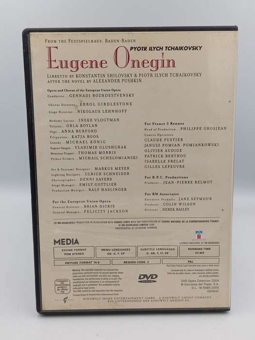 Eugene Onegin Opera DVD