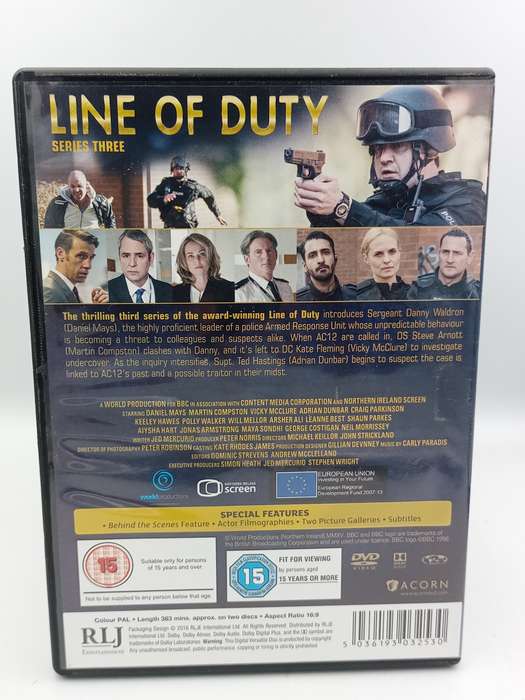 Line of Duty Series Three DVDs