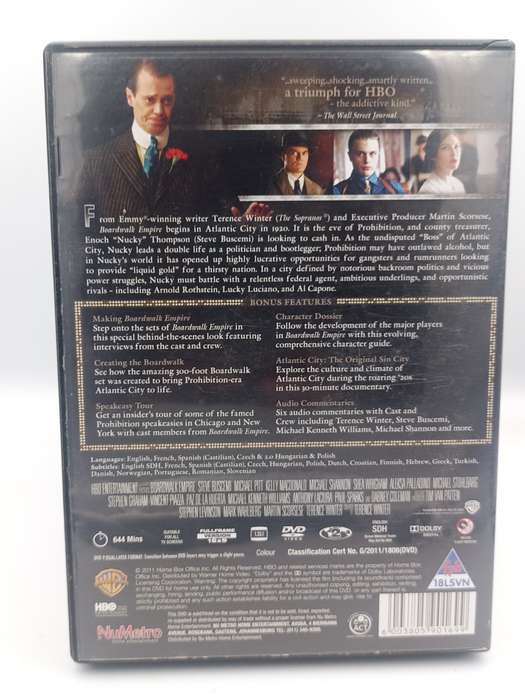 Boardwalk Empire The Complete First Season DVDs - 5 discs