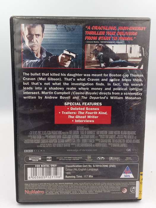 Edge of Darkness DVD - Mel Gibson