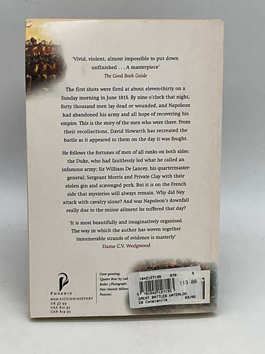 Waterloo: A Near Run Thing by David Howarth