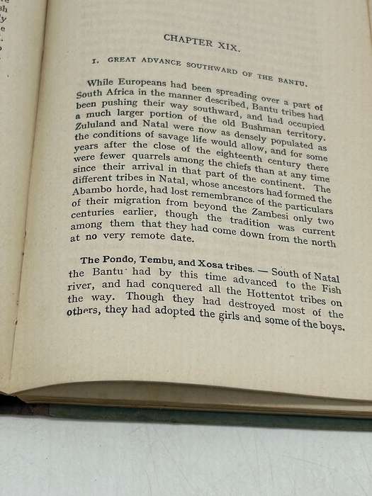 Maskew Miller`s Short History of South Africa and its People by Theal 1909