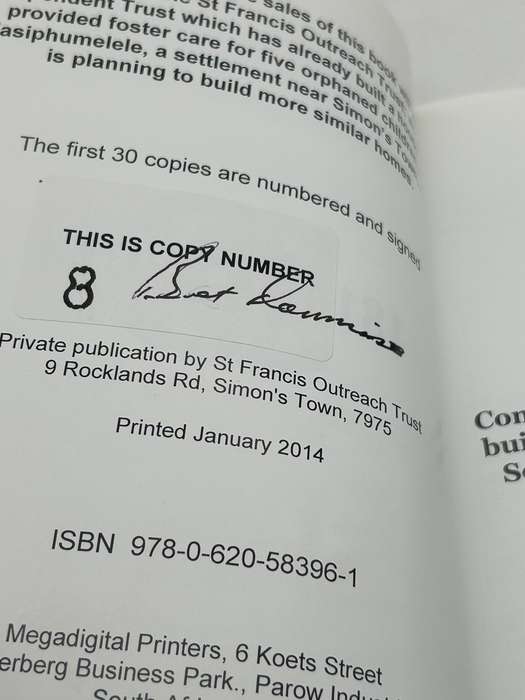 The Six Saints of Simons Town 1814-2014 by Boet Dommisse | Scarce Signed Copy No 8