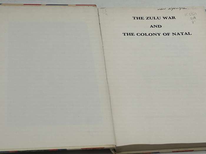 The Zulu War and The Colony of Natal- Chadwick & Hobson