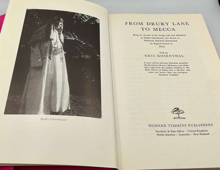 From Drury Lane to Mecca by Eric Rosenthal | Hedley Churchward conversion to Islam