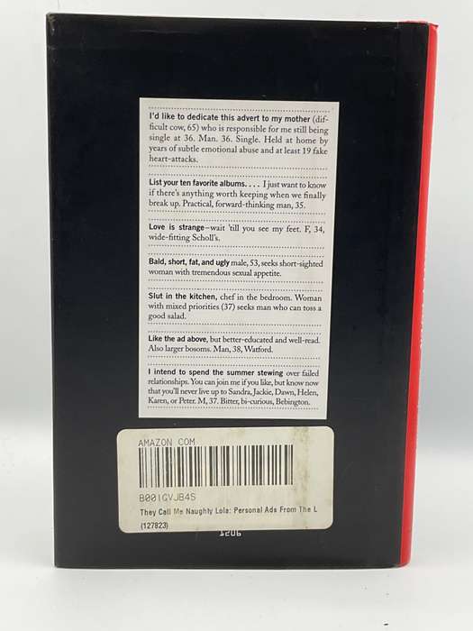 They Call Me Naughty Lola: Personal Ads from the London Review of Books - David Rose