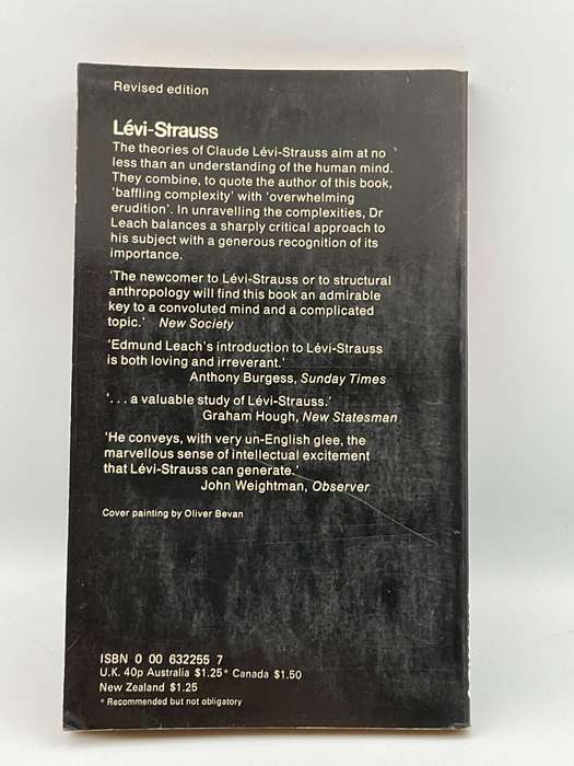 Levi-Strauss by Edmund Leach