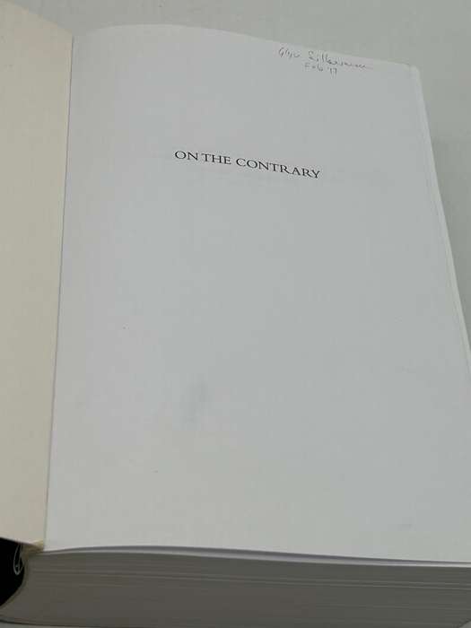 On the Contrary ~ Tony Leon