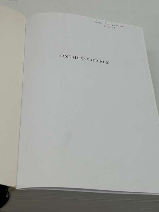 On the Contrary ~ Tony Leon