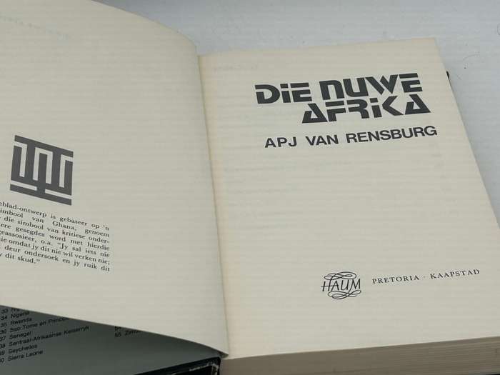 Die Nuwe Afrika deur APJ Van Rensburg