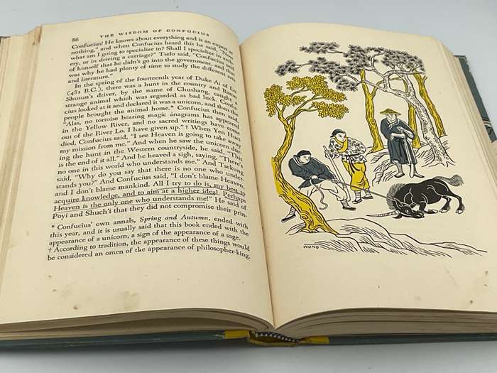 The Wisdom of Confucius - Lin Yutang Illustrated Modern Library 1943 in Slipcase