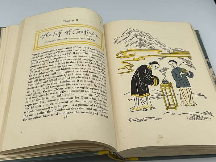 The Wisdom of Confucius - Lin Yutang Illustrated Modern Library 1943 in Slipcase