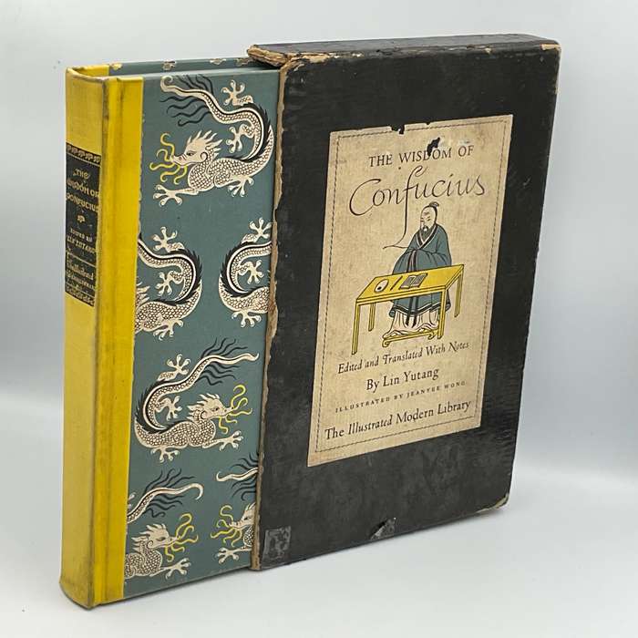 The Wisdom of Confucius - Lin Yutang Illustrated Modern Library 1943 in Slipcase
