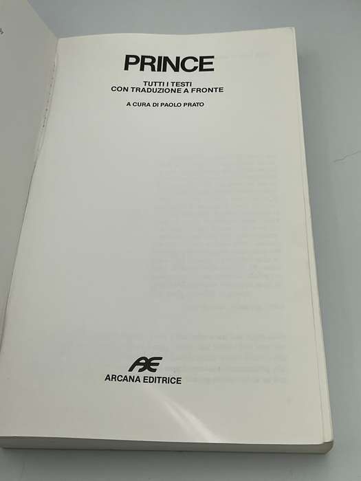 Prince ~ Tutti I Testi Con Traduzione A Fronte | Lyrics in English and Italian
