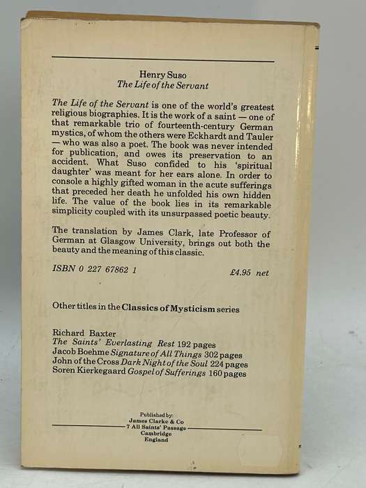 Life of the Servant - Henry Suso | The Classics of Mysticism