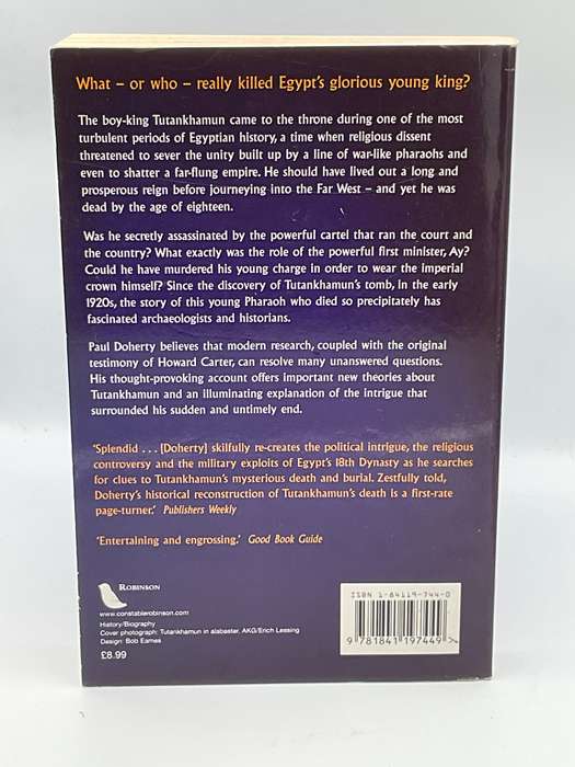 The Mysterious Death of Tutankhamun  by Paul Doherty
