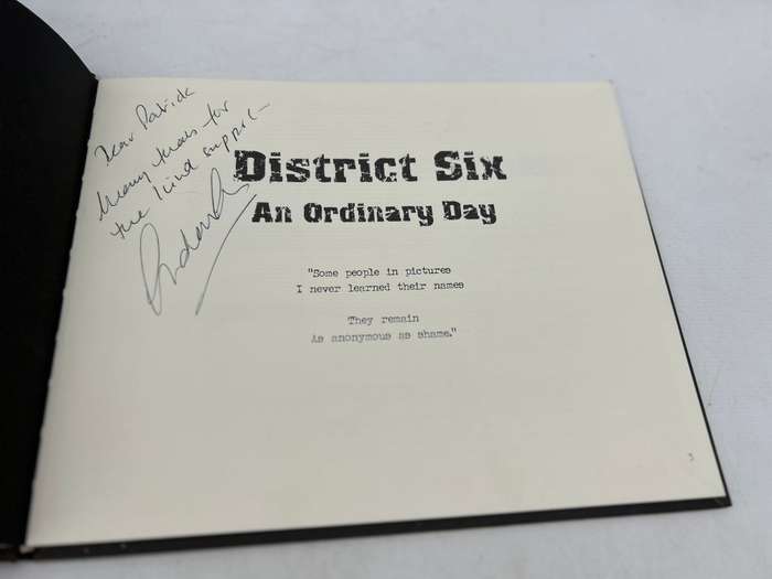 District Six: An Ordinary Day by: Graham Ellis | Signed Copy