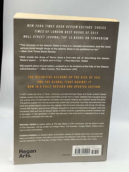 ISIS: Inside the Army of Terror by Michael Weiss & Hassan Hassan | Revised & Updated
