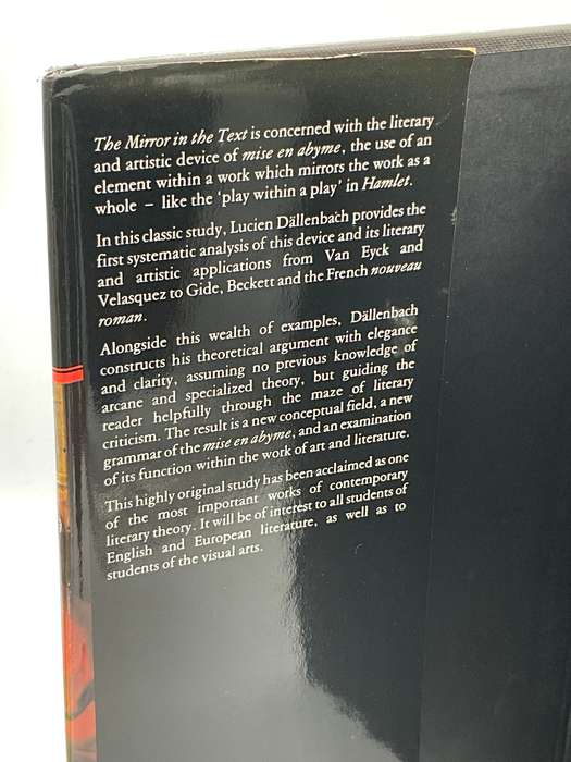 The Mirror in the Text by Lucien Dallenbach | Polity Press 1989