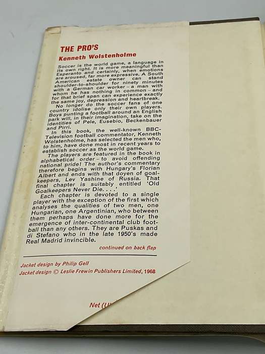 The Pro's by Kenneth Wolstenholme  1968