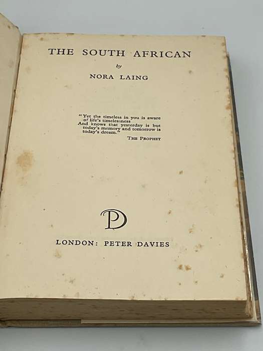 The South African - Nora Laing | First Edition 1952
