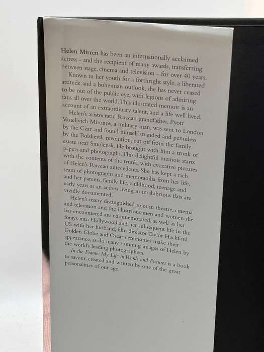 In the Frame: My Life In Words And Pictures ~ Helen Mirren