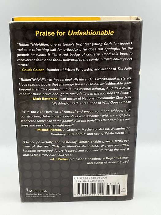 Unfashionable: Making a Difference in the World by Being Different - Tullian Tchividjian